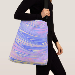 Sac Ajustable Groovy Éclectique Quirky Ondulé Pastel Abstrait