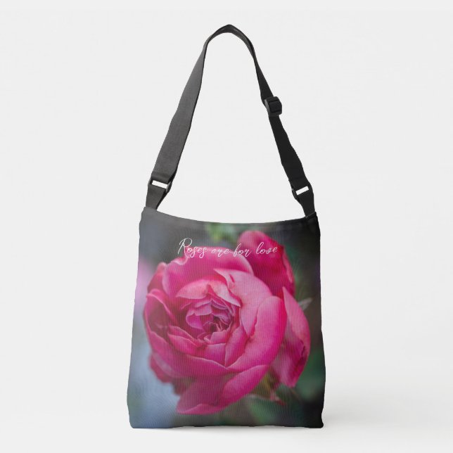 Sac Ajustable Grosse rose rose (Devant)
