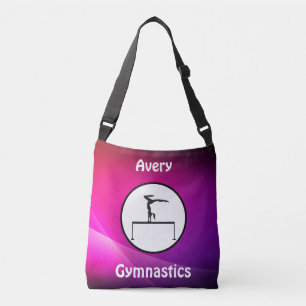 Sac Ajustable Gymnastique Féminine Poutre d'Équilibre Rose et Vi