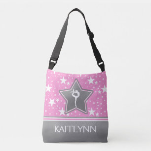 Sac Ajustable Gymnastique parmi les étoiles dans le rose avec