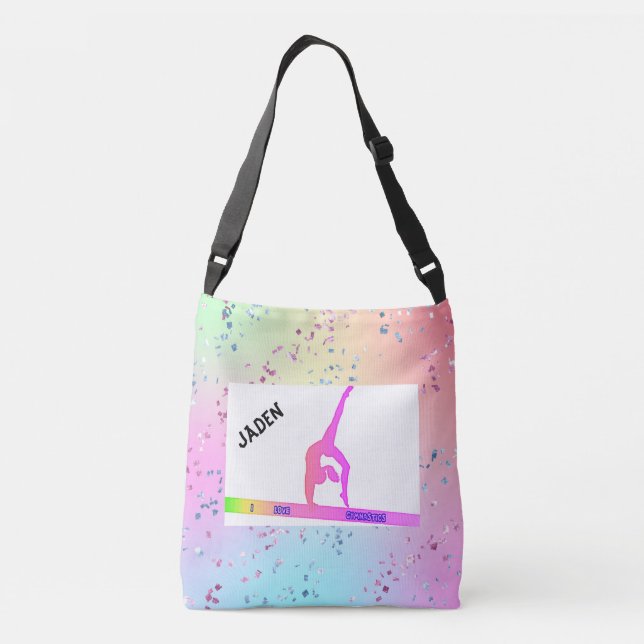 SAC AJUSTABLE GYNASTICS CROSSBODY FOURRE-TOUT PERSONNALISÉ ! (Dos)