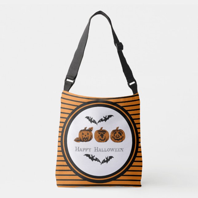 Sac Ajustable Halloween/Automne/Sac de carrosserie citrouille (Devant)