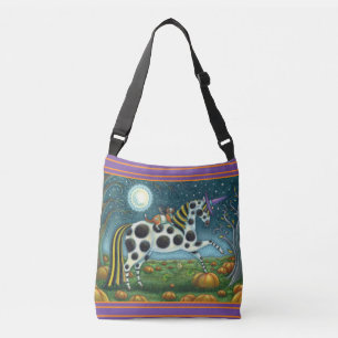 Sac Ajustable HALLOWEEN SPOTTÉ PONY ET CHAT CHAT Cheval Whimsica