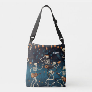 Sac Ajustable Halloween Vibe Skeleton Dance Moderne Vintage Funk