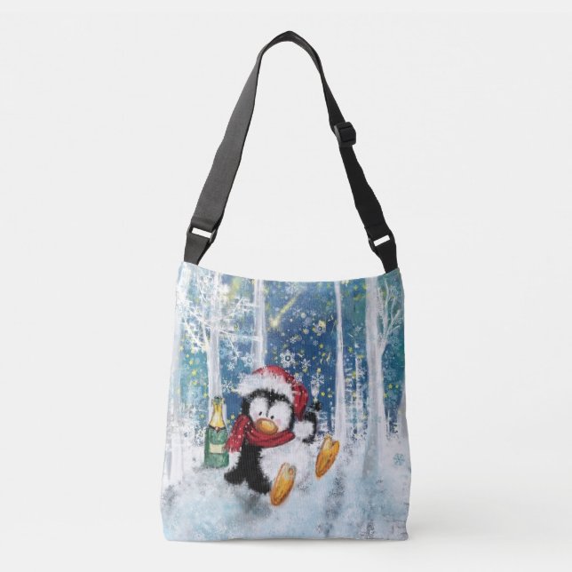 Sac Ajustable Happy Penguin - Noël (Devant)
