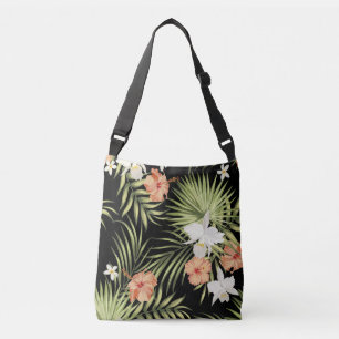 Sac Ajustable Hibiscus tropicaux : modèle floral Vintage