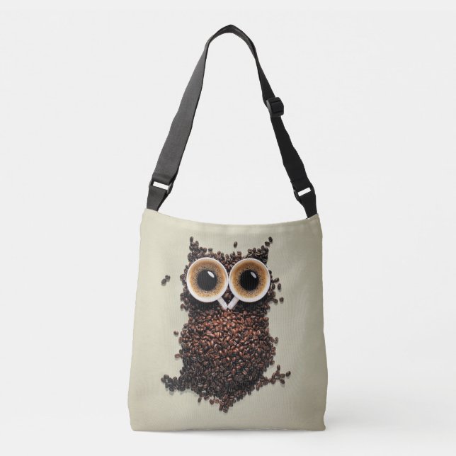 Sac Ajustable Hibou de café (Devant)