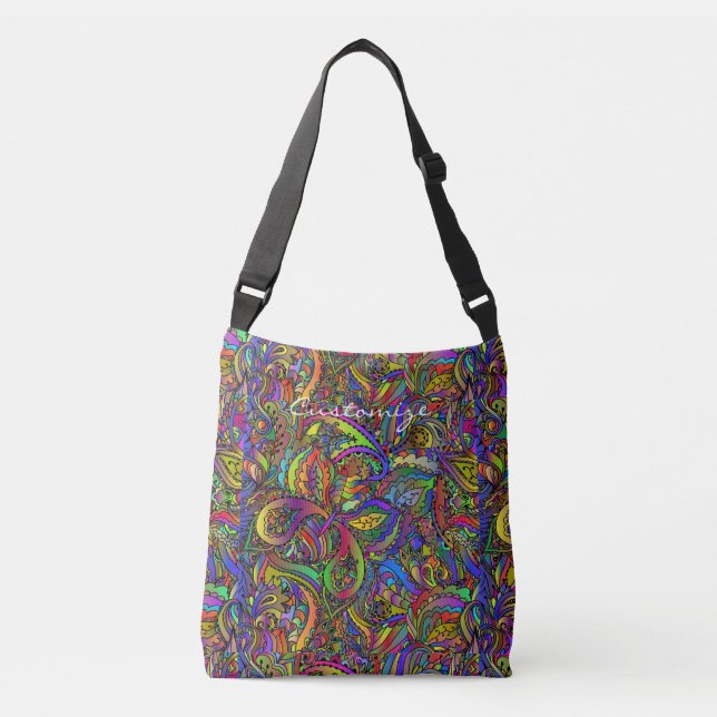 Sac Ajustable Hippie Super Psychedelic Design Thunder_Cove (Devant)