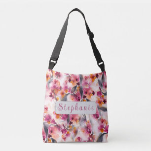 Sac Ajustable Hiver Bliss Aquarelle Floral- Nom personnalisé