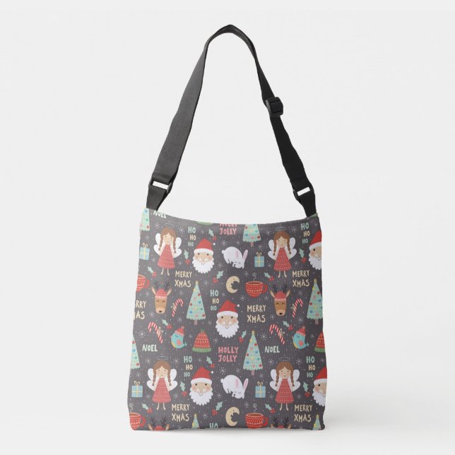 Sac Ajustable Holly Jolly Joyeux Noël (Devant)