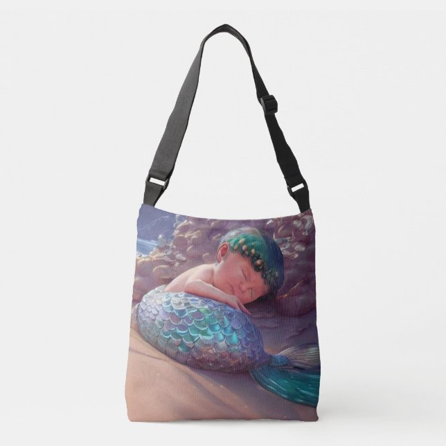 Sac Ajustable Hush A bye-Mermaid : (Devant)