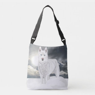 Sac Ajustable Husky blanc dans la neige