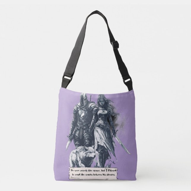 Sac Ajustable Il porte ses secrets comme des armures (Devant)