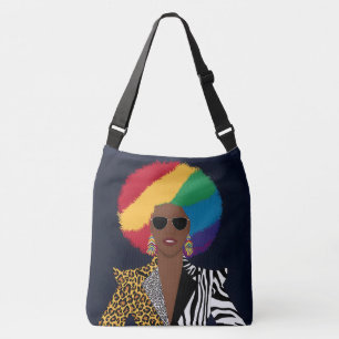 Sac Ajustable Illustration Afro Chic audacieuse et vibrante