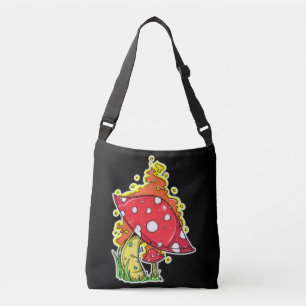 Sac Ajustable Illustration de champignon psychédélique flamboyan