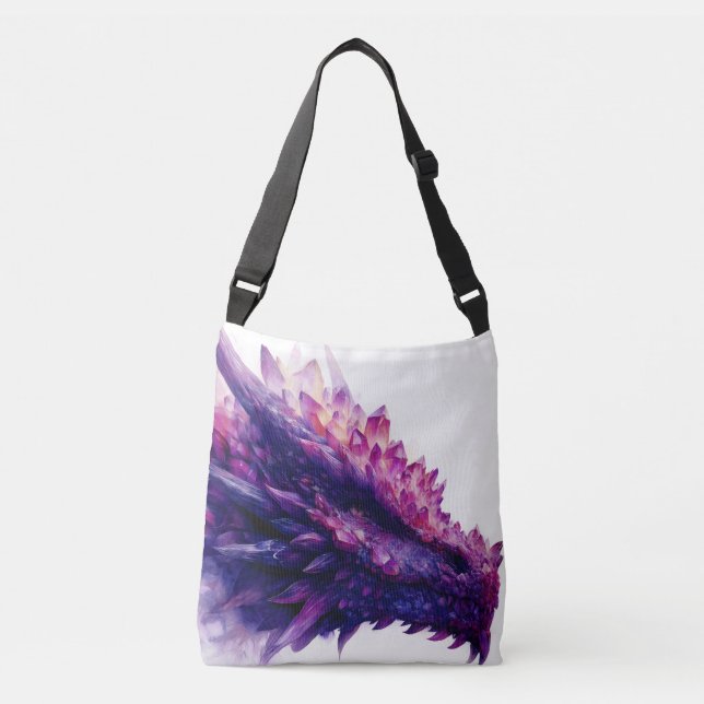 Sac Ajustable Imaginaire mystique Améthyste cristal Dragon Bête (Devant)