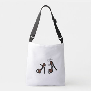 Sac Ajustable Impression Chaussure Stylisée - Plaqué cannelle