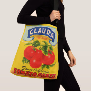 Sac Ajustable Impression étiquette de la pâte de tomate de Claud