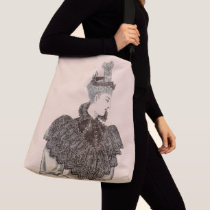 Sac Ajustable Impression féminine victorienne 1897