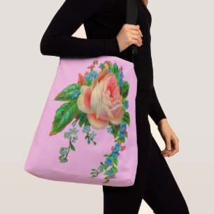 Sac Ajustable Impression florale victorienne