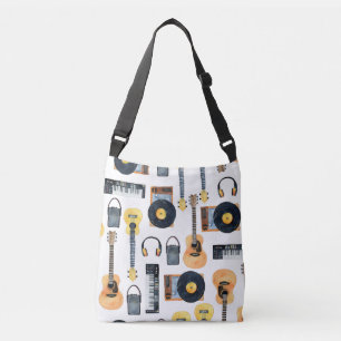 Sac Ajustable Instruments de musique : aquarelle transparente