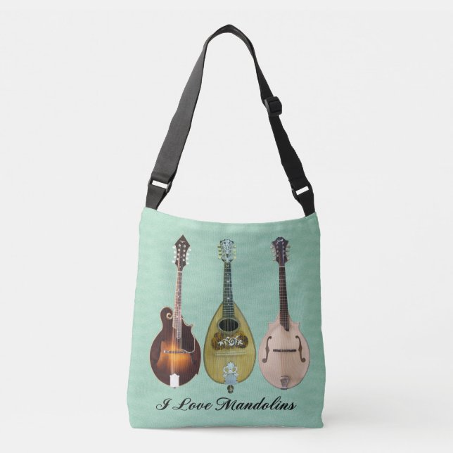 SAC AJUSTABLE J'AIME DES MANDOLINES (Devant)