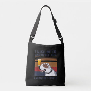 Sac Ajustable J'Aime La Bière Et Mon Chien À Feu Et Peut-Être 3 