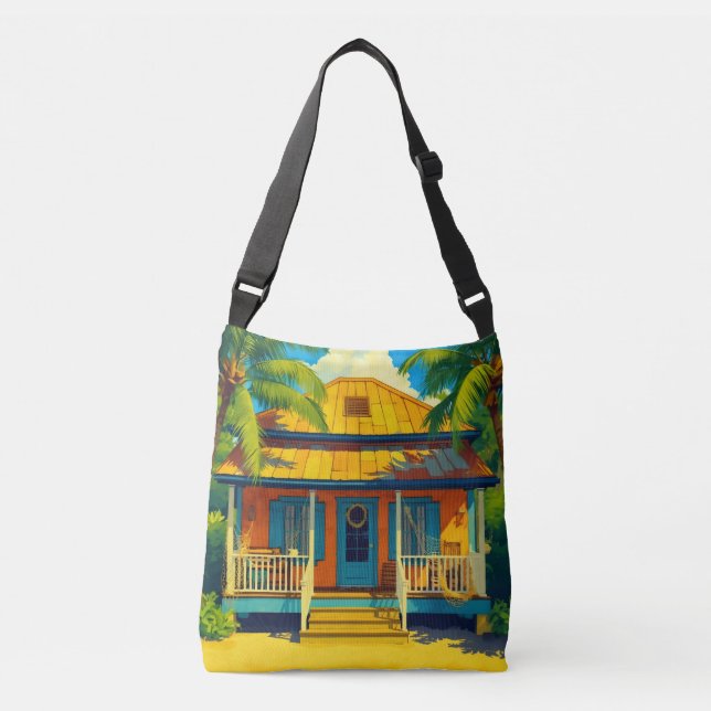 Sac Ajustable Jamaican beach cottage (Devant)