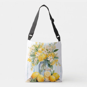 Sac Ajustable Jar à fleurs de citron d'été