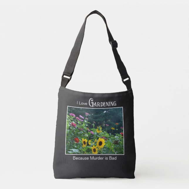 Sac Ajustable Jardin amusant dire jardin fleuri marguerites cosm (Devant)