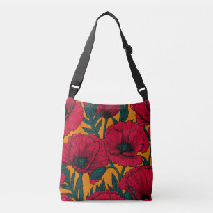 Sac Ajustable Jardin aux coquelicots rouges