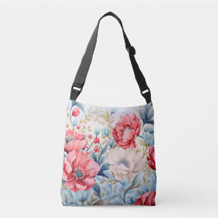 Sac Ajustable Jardin botanique de fleurs romantiques élégantes