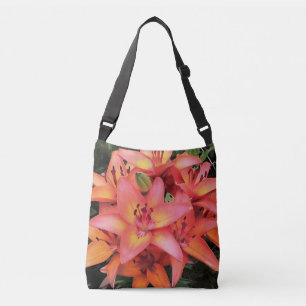 Sac Ajustable Jardin de couleur corail artistique Lys
