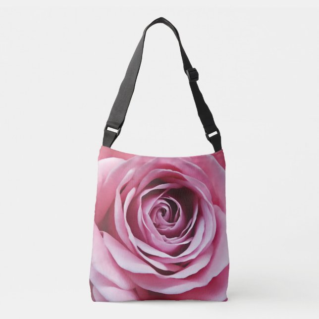 Sac Ajustable Jardin fleuri rose rose de l'aquarelle (Devant)