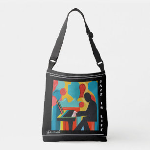 Sac Ajustable Jazz c'est la vie La peinture à l'huile du pianist