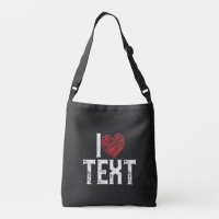 Je avec design de coeur rouge