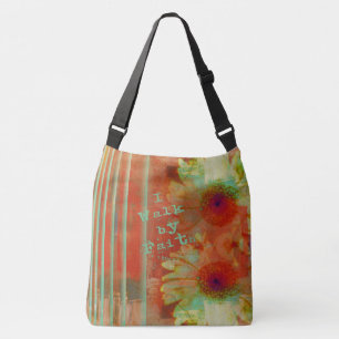 Sac Ajustable Je Marche Par Faith Gerber Daisy Christian Bag