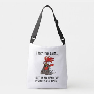 Sac Ajustable Je Pourrais Avoir L'Air Calme Mais Ma Tête Je T'Ai