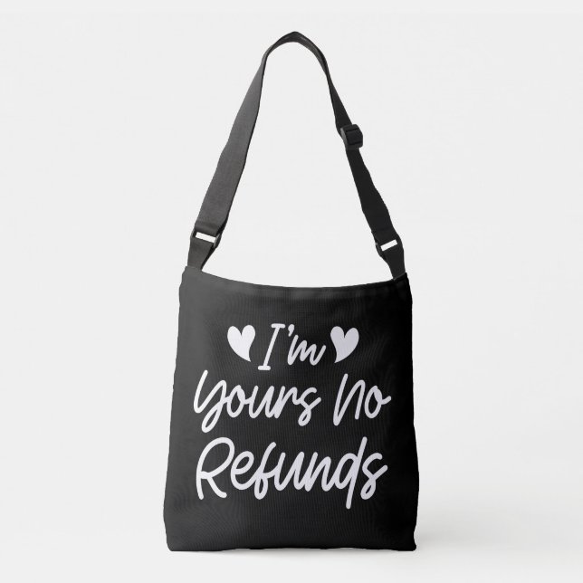 Sac Ajustable Je suis à vous Aucun remboursement Valentines Day  (Devant)