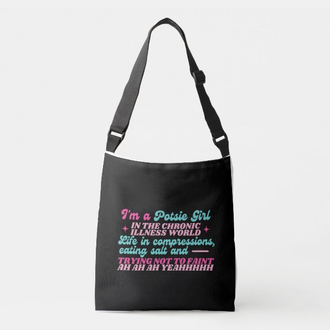 Sac Ajustable Je suis une fille Potsie (Devant)