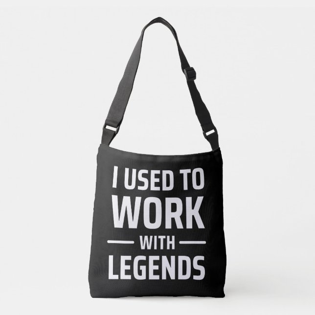 Sac Ajustable Je Travaillais Avec Des Légendes (Devant)