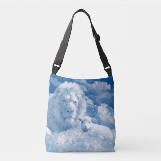 SAC AJUSTABLE JÉSUS L'AGNEAU ET JÉSUS LE LION (Devant)