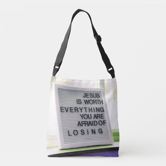 Sac Ajustable Jésus vaut tout Signe chrétien (Dos)