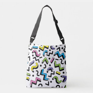 Sac Ajustable Jeu géométrique : Motif de formes de Doodles