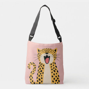 Sac Ajustable Joli Léopard Sauvage Souriant de Dessin Animé