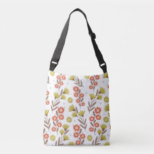 Sac Ajustable Joli motif floral, arrière - plan sans soudure.