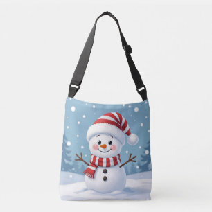 Sac Ajustable Joli petit bonhomme de neige avec écharpe et chape