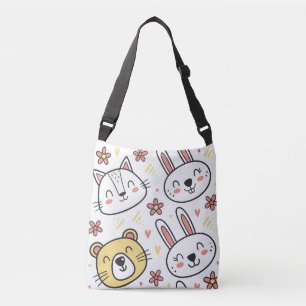Sac Ajustable Jouer Motif sans couture avec de mignons animaux d