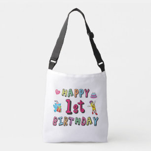 Sac Ajustable Joyeux 1er anniversaire pour enfants de 1 an B jou