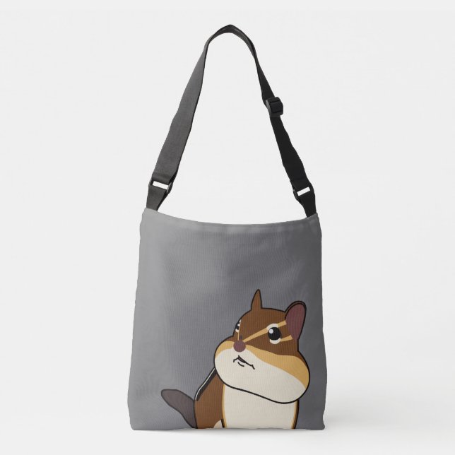Sac Ajustable Joyeux Chippy ! Chipmunk vivant directement ー avoi (Devant)